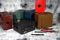 Rainbow Hawk-Eye cameras with colored straps